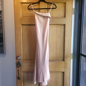 Astr the Label Cowl Slip Dress Blush